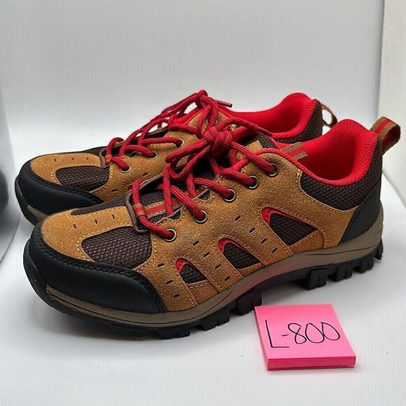 CUSHIONAIRE Women's low top hiking boot 6 TAN - Picture 3 of 8